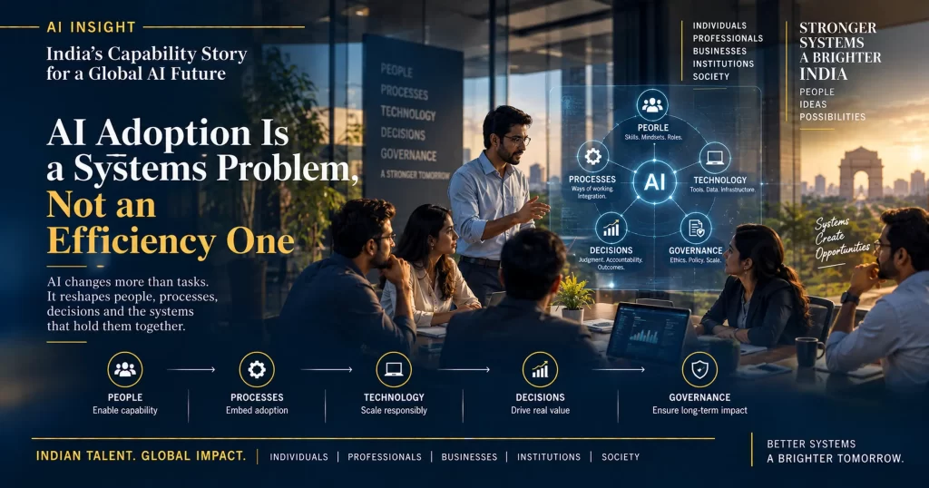 AI Adoption Is a Systems Problem, Not an Efficiency One